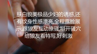 肤白貌美极品少妇的诱惑,还有纹身性感漂亮,全程露脸展示,跟狼友互动撩骚,掰开骚穴给狼友看特写,好刺激