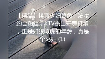 【精品】抖音少妇暮色，浓妆约会粉丝，KTV露出开房打炮，正是如狼似虎的年龄，真是个荡妇 (1)