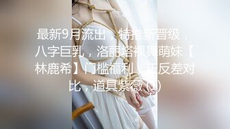 最新9月流出，特推新晋级，八字巨乳，洛丽塔裸舞萌妹【林鹿希】门槛福利，正反差对比，道具紫薇 (1)