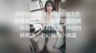 [MP4/ 442M] 用利抽插丰乳肥臀骚货，极品肥臀简直完美，休息一天更有劲了，伸进内裤摸逼，老公操我小骚逼