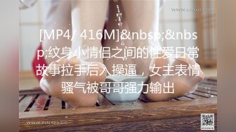 [MP4/ 416M]&nbsp;&nbsp;纹身小情侣之间的性爱日常故事拉手后入操逼，女主表情骚气被哥哥强力输出