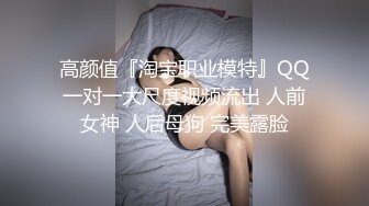 高颜值『淘宝职业模特』QQ一对一大尺度视频流出 人前女神 人后母狗 完美露脸