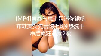 [MP4]青春气息十足迷你裙帆布鞋美女先舌吻抠B预热洗干净后疯狂连搞2次