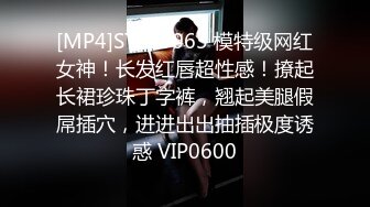 [MP4]STP29063 模特级网红女神！长发红唇超性感！撩起长裙珍珠丁字裤，翘起美腿假屌插穴，进进出出抽插极度诱惑 VIP0600