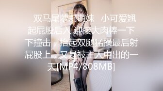 ✅双马尾萝莉萌妹✅小可爱翘起屁股后入 迎接大肉棒一下下撞击，抬起双腿猛操最后射屁股上，又是被主人中出的一天[MP4/808MB]