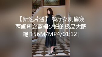 【新速片遞】 餐厅女厕偷窥两闺蜜之蓝裙少妇的极品大肥鲍[156M/MP4/01:12]