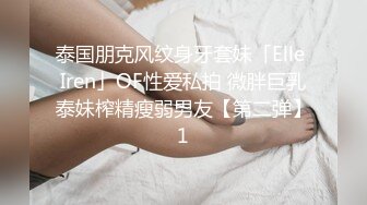 泰国朋克风纹身牙套妹「Elle Iren」OF性爱私拍 微胖巨乳泰妹榨精瘦弱男友【第二弹】1