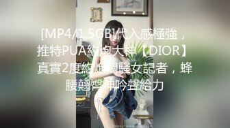 [MP4/1.5GB]代入感極強，推特PUA約炮大神【DIOR】真實2度約炮悶騷女記者，蜂腰翹臀呻吟聲給力